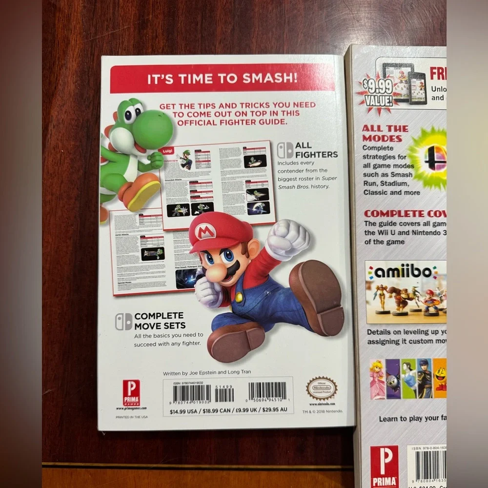 Nintendo Super Smash Bros. Guide with Multicolor Cover